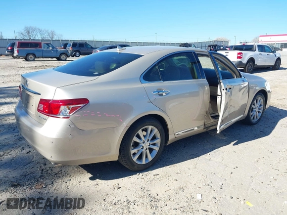 2012 Lexus ES with VIN JTHBK1EG2C2506290, listed as a IAAI auction lot 41738575 with 90,434 mi miles. Bid and sale history available at carsss.com. Image 4.