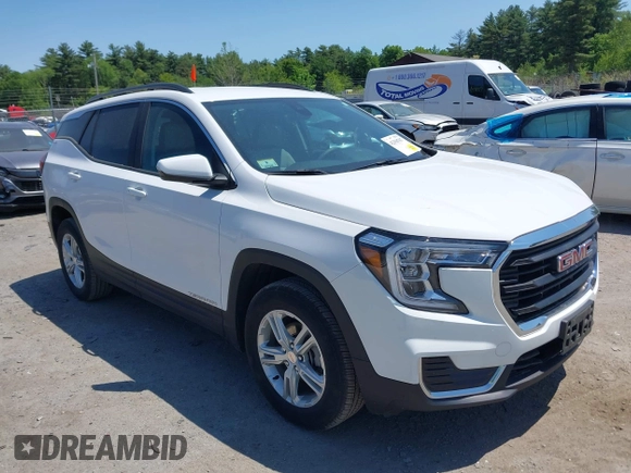 2023 GMC Terrain SLE with VIN 3GKALTEGXPL238040, listed as a IAAI auction lot 42350767 with 31,124 mi miles and . Bid and sale history available at DreamBid. Image 1.