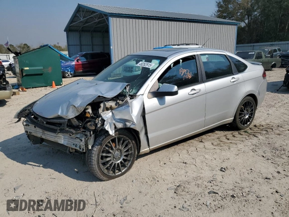 2011 Ford Focus SES with VIN 1FAHP3GN6BW184464, listed as a Copart auction lot 49262915 with 0 mi miles and Salvage Title. Bid and sale history available at carsss.com. Image 1.