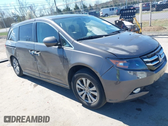2016 Honda Odyssey EX-L with VIN 5FNRL5H64GB044437, listed as a IAAI auction lot 41868741 with Not Provided miles and . Bid and sale history available at carsss.com. Image 1.