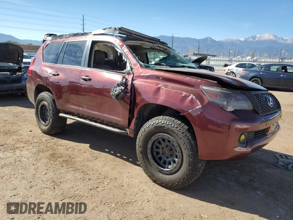 2011 Lexus GX 460 with VIN JTJBM7FX7B5018539, listed as a Copart auction lot 76156564 with 0 mi miles and Non Repairable. Bid and sale history available at carsss.com. Image 4.