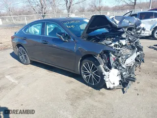 2023 Lexus ES with VIN 58ADZ1B18PU159293, listed as a IAAI auction lot 41704522 with 18,657 mi miles. Bid and sale history available at carsss.com. Image 1.