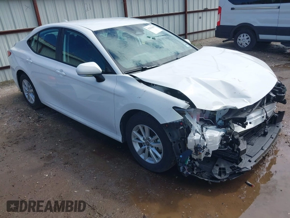 2025 Toyota Camry LE with VIN 4T1DAACK6SU082583, listed as a IAAI auction lot 42233444 with 18,935 mi miles and . Bid and sale history available at DreamBid. Image 1.