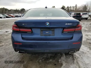 2022 BMW 5 Series 530i xDrive with VIN WBA13BJ04NCJ08677, listed as a Copart auction lot 46466225 with Not Provided miles and Salvage Title. Bid and sale history available at carsss.com. Image 6.