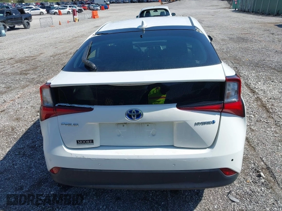 2022 Toyota Prius L Eco with VIN JTDKAMFUXN3159170, listed as a IAAI auction lot 41930288 with 53,414 mi miles and . Bid and sale history available at DreamBid. Image 16.