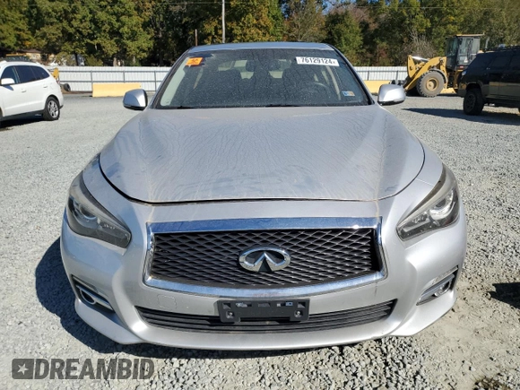 2017 Infiniti Q50 3.0t Premium with VIN JN1EV7AR0HM840588, listed as a Copart auction lot 76129124 with 107,886 mi miles and Salvage Title. Bid and sale history available at carsss.com. Image 5.