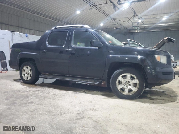 2008 Honda Ridgeline RTL with VIN 2HJYK165X8H531215, listed as a Copart auction lot 45991305 with 205,117 mi miles and Salvage Title. Bid and sale history available at carsss.com. Image 4.