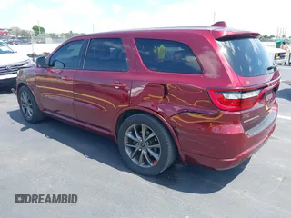 2018 Dodge Durango GT with VIN 1C4RDHDG5JC239657, listed as a IAAI auction lot 42203858 with 156,861 mi miles and . Bid and sale history available at DreamBid. Image 3.
