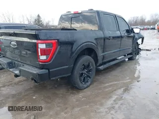 2023 Ford F-150 XL with VIN 1FTFW1EDXPFA92459, listed as a IAAI auction lot 41480300 with 36,786 mi miles. Bid and sale history available at carsss.com. Image 4.