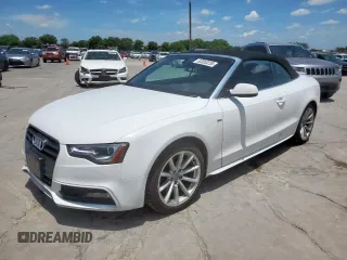2016 Audi A5 Premium with VIN WAUD2AFH0GN004431, listed as a Copart auction lot 62053235 with 114,618 mi miles and Salvage title. Bid and sale history available at DreamBid. Image 1.