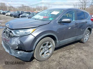 2018 Honda CR-V EX-L with VIN 7FARW2H87JE039574, listed as a IAAI auction lot 41741503 with 34,327 mi miles. Bid and sale history available at carsss.com. Image 18.