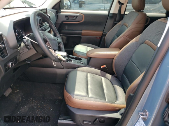 2023 Ford Bronco Sport Outer Banks z VIN 3FMCR9C64PRD15722, wystawiony jako Copart lot #63294805 z przebiegiem 19 457 mil mil oraz Nie do naprawy • Non repairable. Historia ofert i sprzedaży dostępna na DreamBid. Obrazek 7.