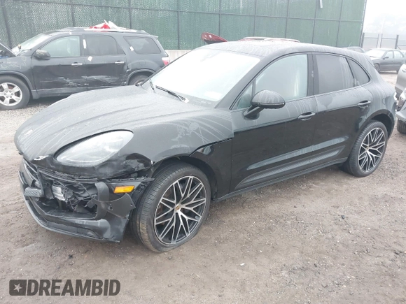 2023 Porsche Macan with VIN WP1AA2A52PLB09848, listed as a IAAI auction lot 41816128 with 19,975 mi miles. Bid and sale history available at carsss.com. Image 2.