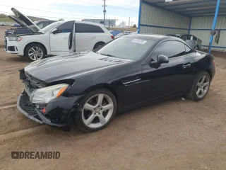 2014 Mercedes-Benz SLK 250 with VIN WDDPK4HAXEF087591, listed as a Copart auction lot 54190795 with 102,046 mi miles and Salvage title. Bid and sale history available at DreamBid. Image 1.