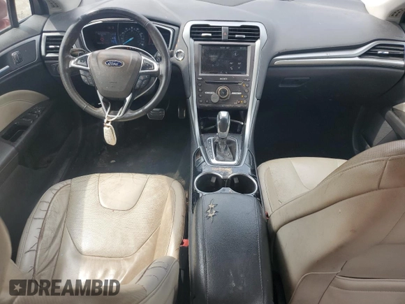 2016 Ford Fusion Titanium with VIN 3FA6P0K93GR347064, listed as a Copart auction lot 58547915 with 190,597 mi miles and Salvage title. Bid and sale history available at DreamBid. Image 8.