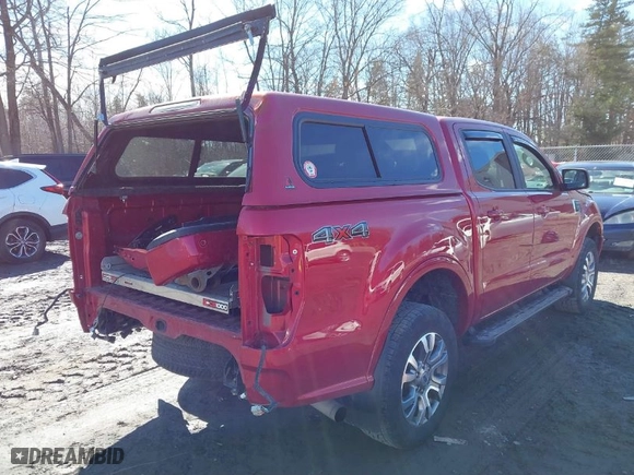 2020 Ford Ranger XL with VIN 1FTER4FH3LLA81448, listed as a IAAI auction lot 41761433 with 40,751 mi miles. Bid and sale history available at carsss.com. Image 4.