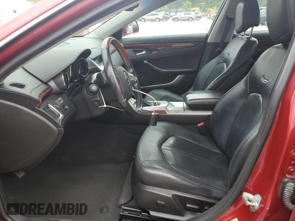 2013 Cadillac CTS Premium with VIN 1G6DS5E37D0103887, listed as a Copart auction lot 57390915 with 104,415 mi miles and Salvage title. Bid and sale history available at DreamBid. Image 7.