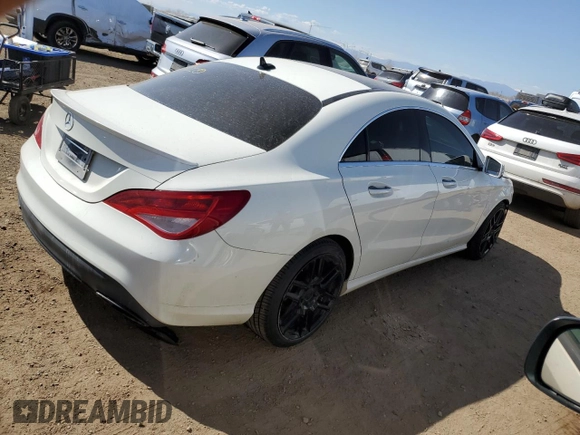 2018 Mercedes-Benz CLA 250 with VIN WDDSJ4GB4JN585633, listed as a Copart auction lot 48503485 with 71,954 mi miles and Salvage Title. Bid and sale history available at DreamBid. Image 3.