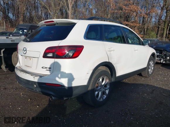 2015 Mazda CX-9 Touring with VIN JM3TB3CV0F0465622, listed as a IAAI auction lot 40955697 with 29,792 mi miles. Bid and sale history available at carsss.com. Image 4.