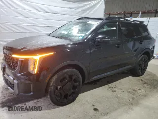 2025 Kia Sorento X-Line SX Prestige z VIN 5XYRKDJF6SG317452, wystawiony jako Copart lot #47240685 z przebiegiem 3 076 mil mil oraz Szkoda całkowita • Salvage title. Historia ofert i sprzedaży dostępna na DreamBid. Obrazek 1.