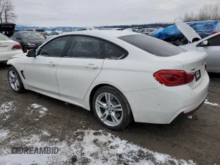2019 BMW 4 Series 440i xDrive with VIN WBA4J7C58KBM76337, listed as a Copart auction lot 44376145 with 57,786 mi miles and Salvage Title. Bid and sale history available at carsss.com. Image 2.