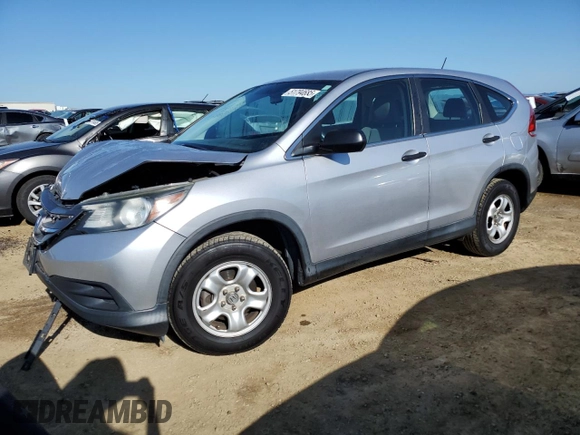 2013 Honda CR-V LX with VIN 3CZRM3H36DG711953, listed as a Copart auction lot 51794685 with 161,592 mi miles and Salvage Title. Bid and sale history available at carsss.com. Image 1.