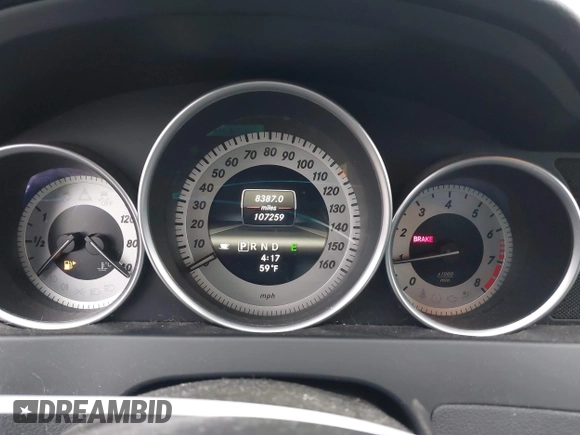 2013 Mercedes-Benz C 300 Sport with VIN WDDGF8AB3DG153597, listed as a IAAI auction lot 42062599 with 107,259 mi miles and . Bid and sale history available at DreamBid. Image 7.