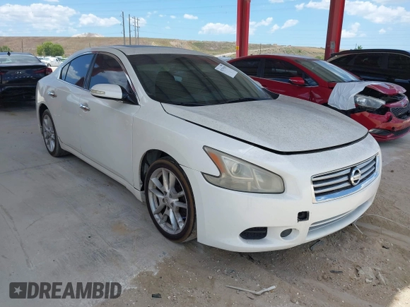 2013 Nissan Maxima SV with VIN 1N4AA5AP8DC814580, listed as a IAAI auction lot 42179159 with 122,758 mi miles and . Bid and sale history available at DreamBid. Image 1.