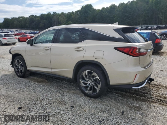 2018 Lexus RX 350L Premium with VIN JTJGZKCA9J2001848, listed as a Copart auction lot 61371135 with 60,459 mi miles and Salvage title. Bid and sale history available at DreamBid. Image 2.