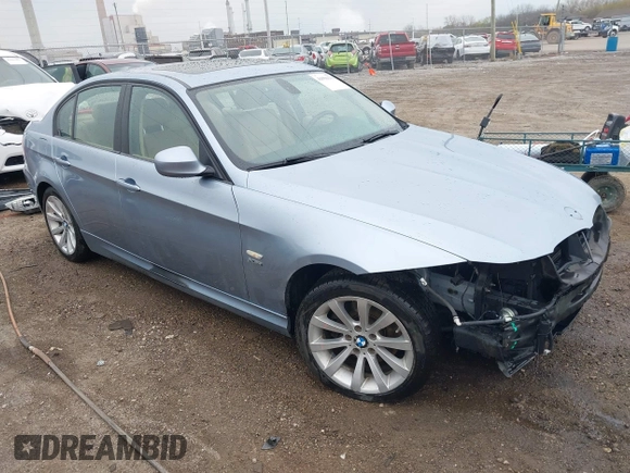 2011 BMW 3 Series 328i xDrive with VIN WBAPK7G53BNN69625, listed as a IAAI auction lot 41996331 with 199,392 mi miles and . Bid and sale history available at carsss.com. Image 1.