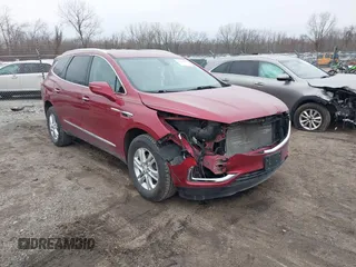 2018 Buick Enclave Essence with VIN 5GAERBKW7JJ126104, listed as a IAAI auction lot 41469801 with 123,213 mi miles and . Bid and sale history available at carsss.com. Image 1.