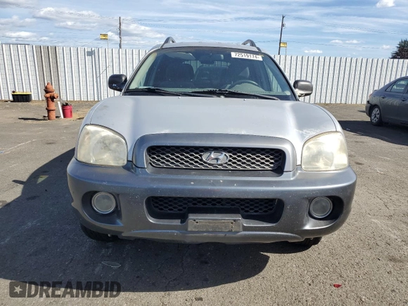 2001 Hyundai Santa Fe GLS with VIN KM8SC83D71U011483, listed as a Copart auction lot 72519174 with 138,901 mi miles and Salvage Title. Bid and sale history available at carsss.com. Image 5.