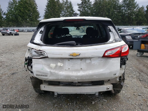 2018 Chevrolet Equinox LT with VIN 3GNAXJEV8JS562322, listed as a Copart auction lot 49013295 with 90,646 mi miles and Salvage Title. Bid and sale history available at carsss.com. Image 6.