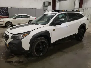 2025 Subaru Outback Wilderness with VIN 4S4BTGUD6S3122025, listed as a Copart auction lot 85051744 with 4,083 mi miles and Salvage Title. Bid and sale history available at carsss.com. Image 1.