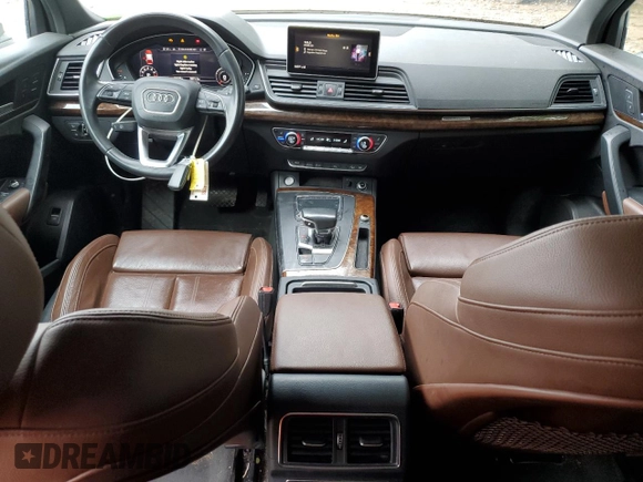 2018 Audi Q5 Premium Plus with VIN WA1BNAFY9J2098068, listed as a Copart auction lot 56207175 with 89,418 mi miles and Salvage title. Bid and sale history available at DreamBid. Image 8.