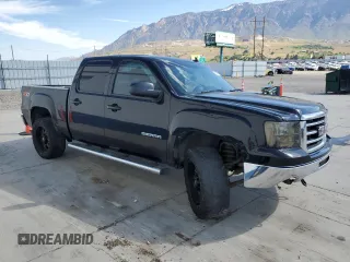 2012 GMC Sierra 1500 SLT with VIN 3GTP2WE72CG158289, listed as a Copart auction lot 55827875 with 221,867 mi miles and Salvage title. Bid and sale history available at DreamBid. Image 4.