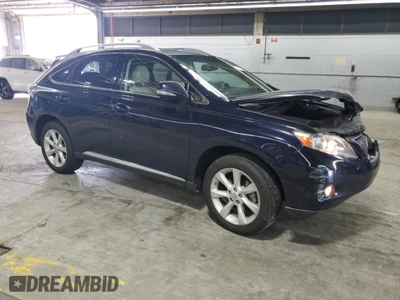 2010 Lexus RX 350 with VIN 2T2ZK1BA6AC024545, listed as a Copart auction lot 59081195 with 177,587 mi miles and Salvage title. Bid and sale history available at DreamBid. Image 4.
