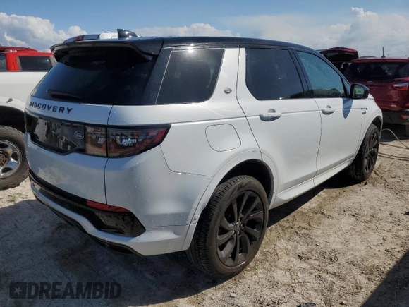 2021 Land Rover Discovery Sport SE R-Dynamic with VIN SALCL2FX7MH898438, listed as a Copart auction lot 77245874 with 17,231 mi miles and Non Repairable. Bid and sale history available at carsss.com. Image 3.