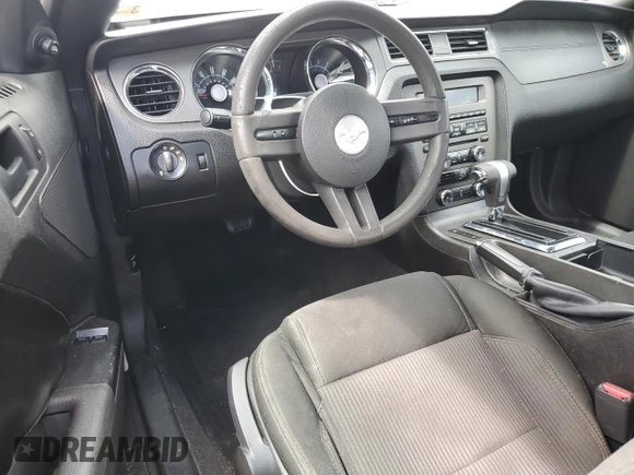 2010 Ford Mustang V6 with VIN 1ZVBP8AN1A5158085, listed as a Copart auction lot 61070745 with Not provided miles and Salvage title. Bid and sale history available at DreamBid. Image 8.