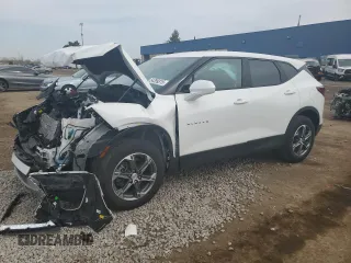 2024 Chevrolet Blazer LT with VIN 3GNKBCR42RS160551, listed as a Copart auction lot 54399315 with 14,092 mi miles and Salvage title. Bid and sale history available at DreamBid. Image 1.