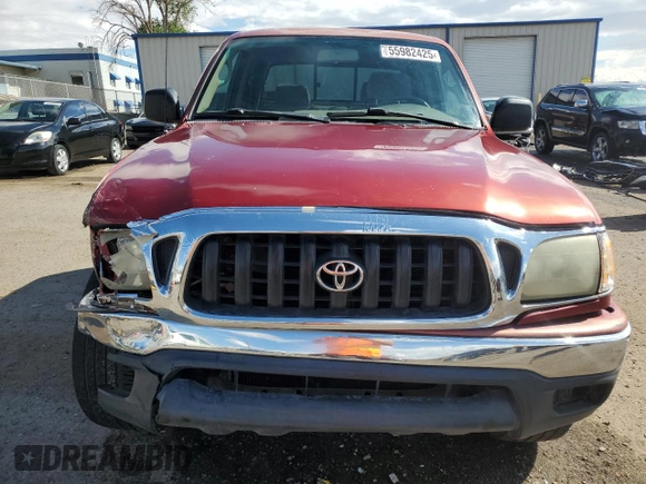 2002 Toyota Tacoma PreRunner with VIN 5TEGN92NX2Z014116, listed as a Copart auction lot 55982425 with 200,180 mi miles and Salvage title. Bid and sale history available at DreamBid. Image 5.