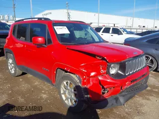 2019 Jeep Renegade Latitude with VIN ZACNJABB7KPK70313, listed as a IAAI auction lot 41308774 with 108,542 mi miles and . Bid and sale history available at DreamBid. Image 1.