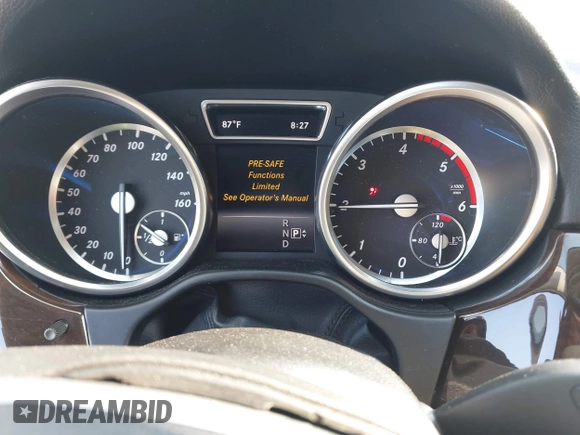 2014 Mercedes-Benz M 350 with VIN 4JGDA2EB8EA432840, listed as a IAAI auction lot 42606950 with 184,364 mi miles and . Bid and sale history available at DreamBid. Image 7.