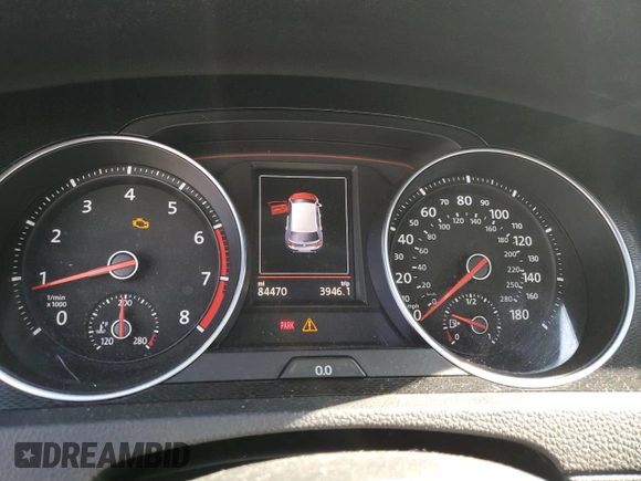 2017 Volkswagen Golf GTI S with VIN 3VW547AU9HM012268, listed as a Copart auction lot 45974655 with 84,470 mi miles and Salvage Title. Bid and sale history available at carsss.com. Image 9.