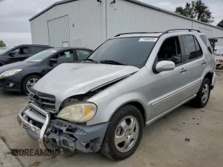 2003 Mercedes-Benz M-Class 5.0L with VIN 4JGAB75E63A404894, listed as a Copart auction lot 71650433 with 0 mi miles and Non Repairable. Bid and sale history available at carsss.com. Image 1.