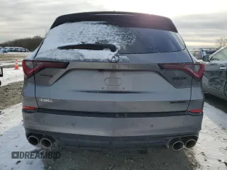 2024 Acura MDX Type S w/Advance Package with VIN 5J8YD8H89RL001385, listed as a Copart auction lot 89081245 with 15,591 mi miles and Salvage Title. Bid and sale history available at carsss.com. Image 6.