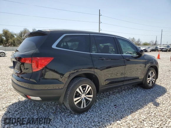 2016 Honda Pilot EX-L with VIN 5FNYF6H57GB091509, listed as a Copart auction lot 49555095 with 86,553 mi miles and Salvage Title. Bid and sale history available at DreamBid. Image 3.