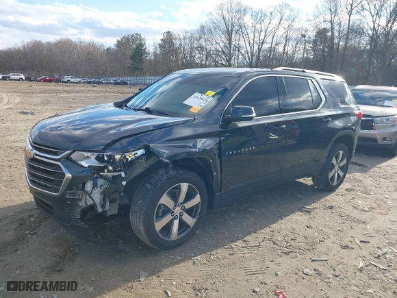 2021 Chevrolet Traverse LT Leather with VIN 1GNERHKW7MJ212137, listed as a IAAI auction lot 41420829 with 100,371 mi miles. Bid and sale history available at carsss.com. Image 6.