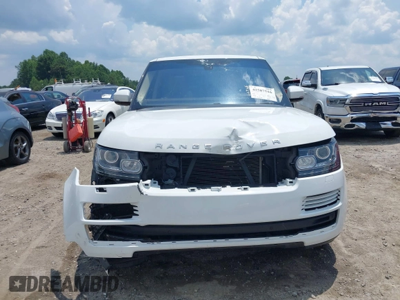 2017 Land Rover Range Rover HSE z VIN SALGS2FV8HA356315, wystawiony jako IAAI lot #42587516 z przebiegiem 94 639 mil mil oraz . Historia ofert i sprzedaży dostępna na DreamBid. Obrazek 12.