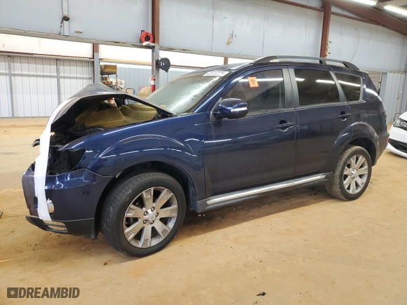 2013 Mitsubishi Outlander SE with VIN JA4JT3AW3DU025113, listed as a Copart auction lot 42416825 with 0 mi miles and Salvage Title. Bid and sale history available at carsss.com. Image 1.
